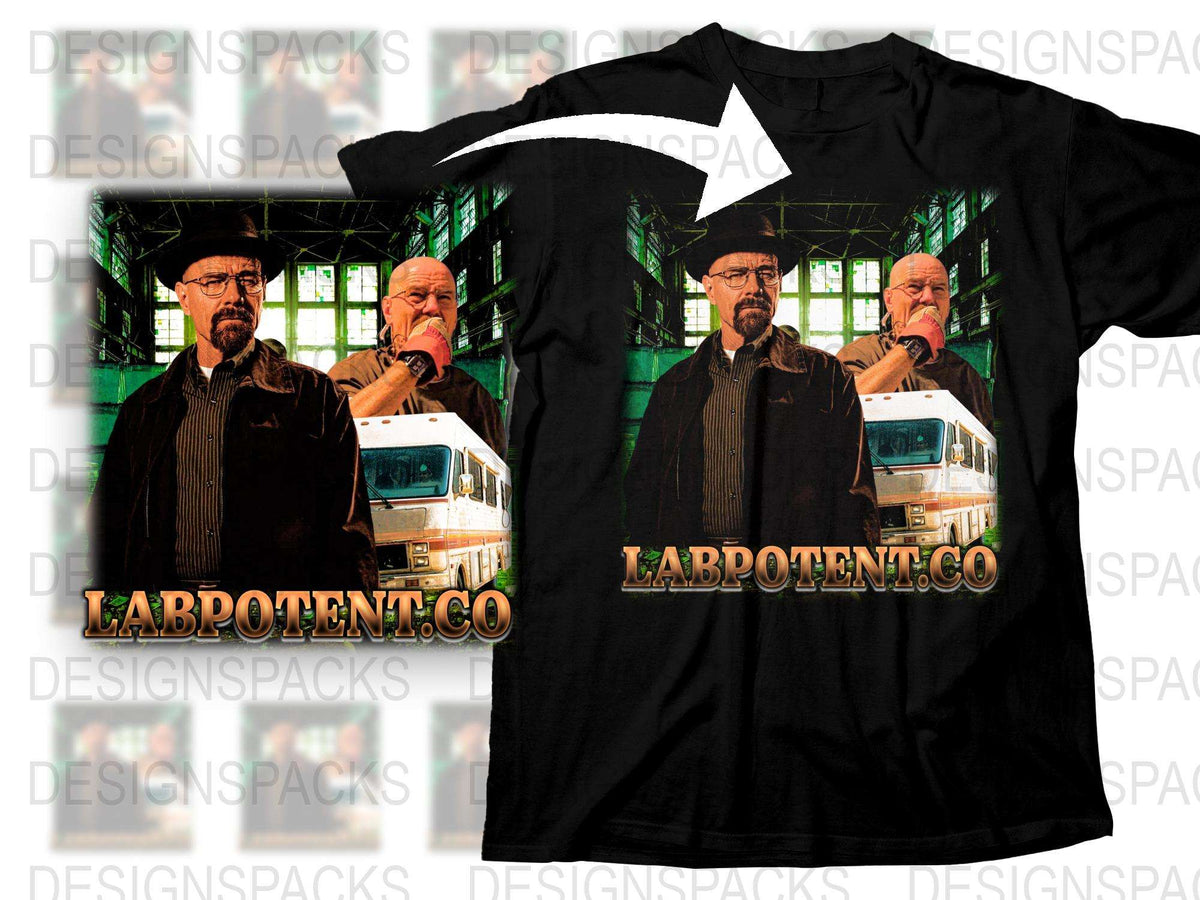 Breaking Bad Inspired T-Shirt, Walter White Graphic Tee, Heisenberg, Men's Fashion, TV Show Merchandise, Cool Black Cotton Shirt.