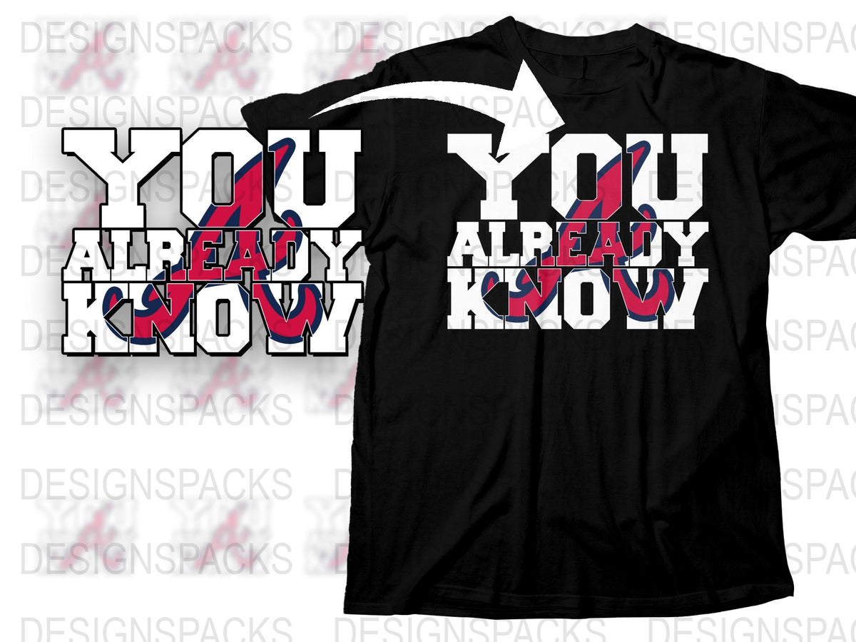 Trendy Graphic T-Shirt 'You Already Know' Text Bold Urban Fashion Tee