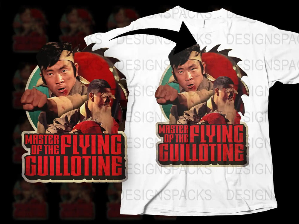 Vintage Martial Arts Movie T-Shirt, Master of the Flying Guillotine, Retro Film Graphic Tee, Collector's Edition Unisex Apparel