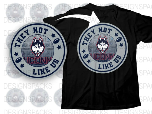 Iconic Wolf Graphic T-Shirt, 'They Not WO Icons Like Us' Print, Gray Black Unisex Tee for Casual Wear