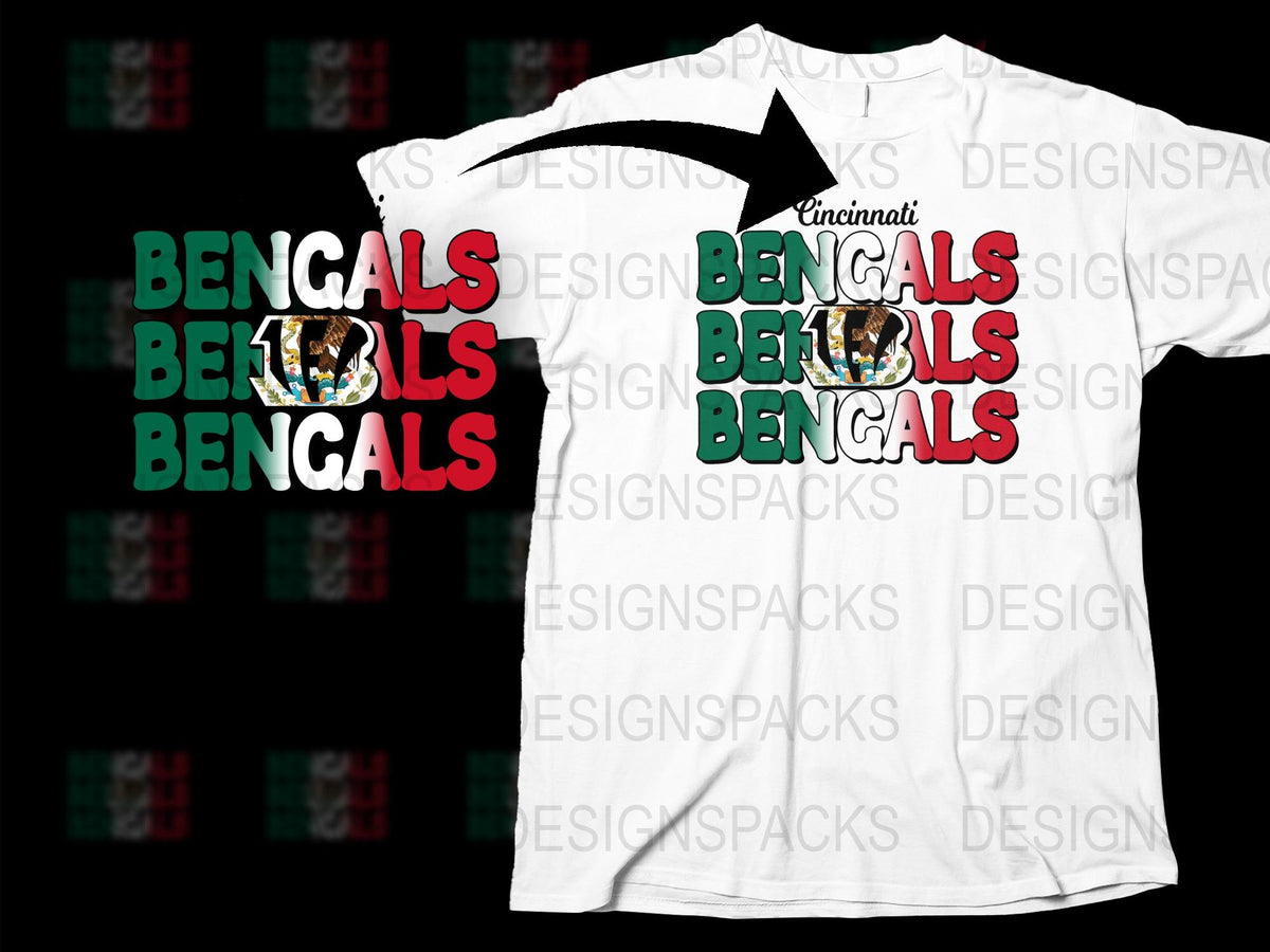 Cincinnati Bengals Inspired T-Shirt, Colorful Graphic Tee, Football Fan Apparel, Sports Team Fashion Shirt