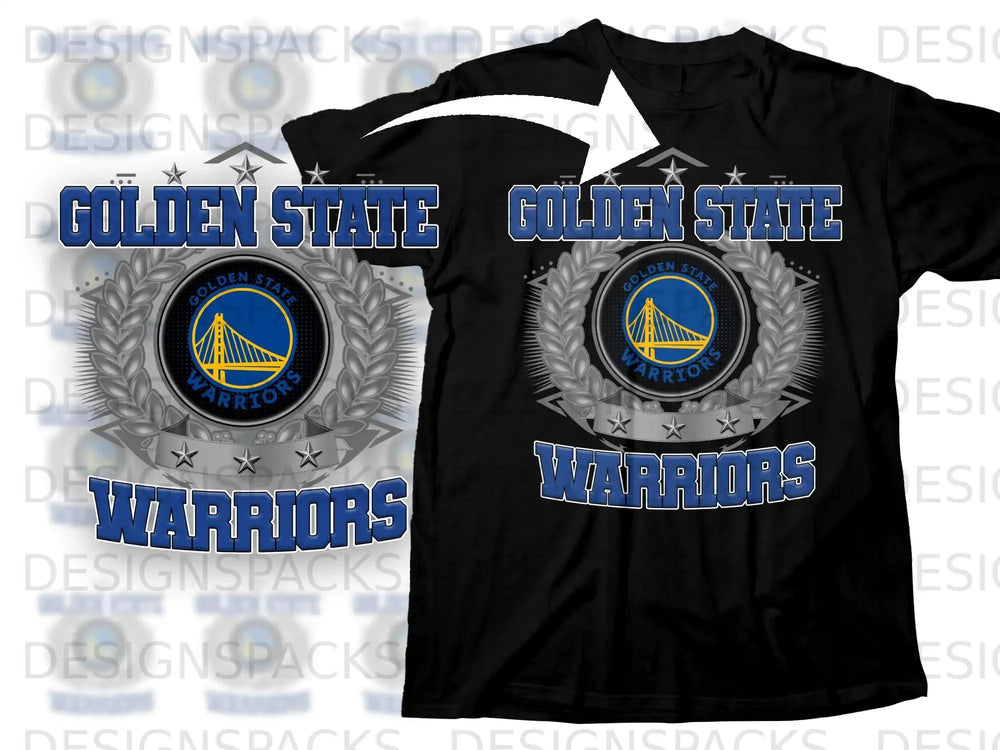 Golden State Warriors Laurel Wreath Logo Shirt