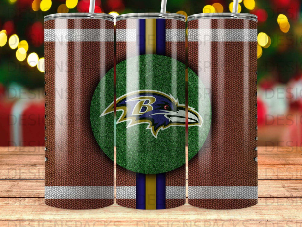 Baltimore Ravens Football Team Logo Green Field Tumbler product type