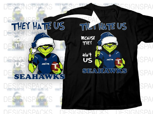Seattle Seahawks Fan T-Shirt, Funny Sports Quote, Football Graphic Tee, Unisex Crewneck Shirt