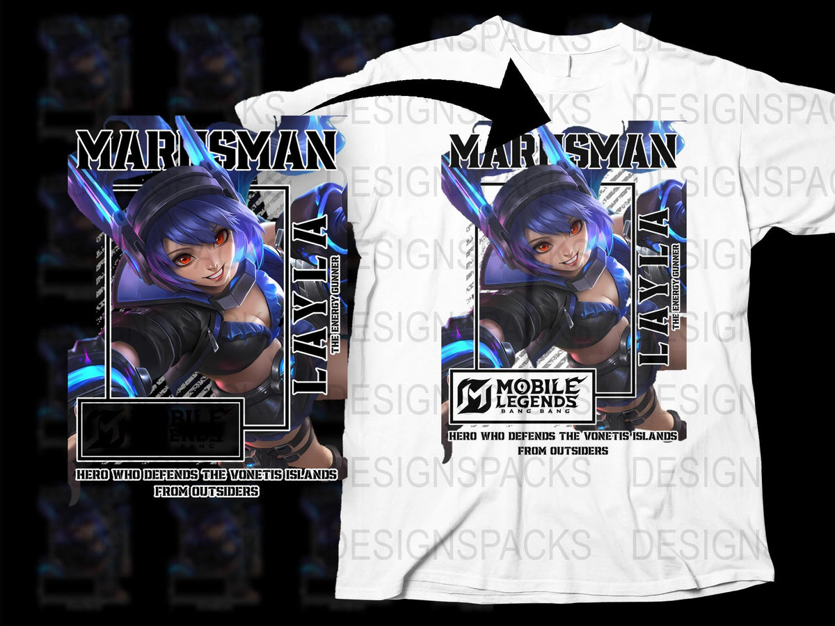 Mobile Legends Martis Man T-Shirt, Hero Design Graphic Tee, Gamer Clothing, Unisex Shirt