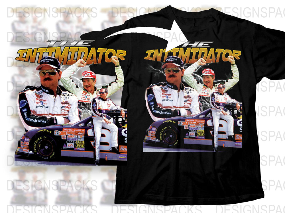 Vintage Racing T-Shirt, The Intimidator Graphic Tee, Classic Car Race Shirt, Motorsport Fan Apparel, Collector Gift