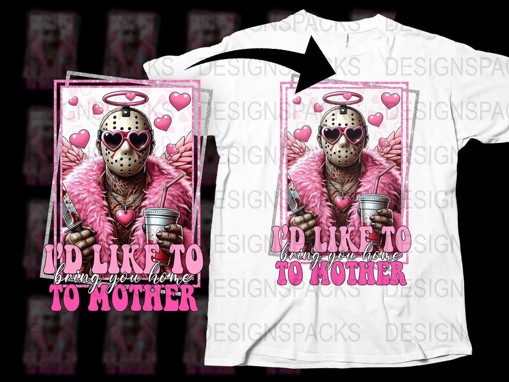 Owl Mother's Day T-Shirt, Pink Hearts, Cute Animal Design, Gift for Mom, Love Quote Tee
