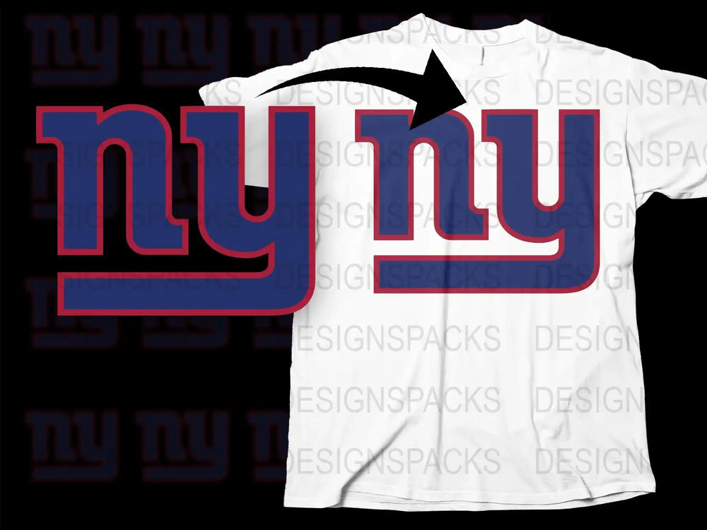 New York NY Graphic T-Shirt, Unisex Bold Red Blue Letter Print, Casual Streetwear Tee, Trendy City Style Top