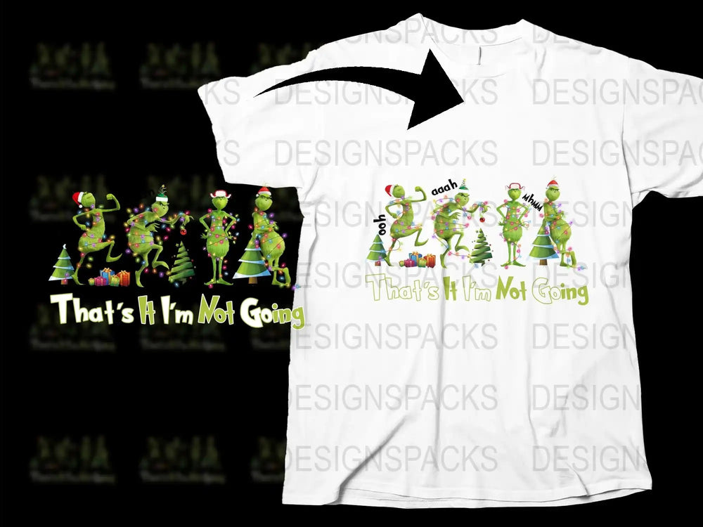 Festive Dinosaur Christmas T-Shirt, Funny Holiday Tee, Family Matching Outfit, Kids and Adult Sizes Available
