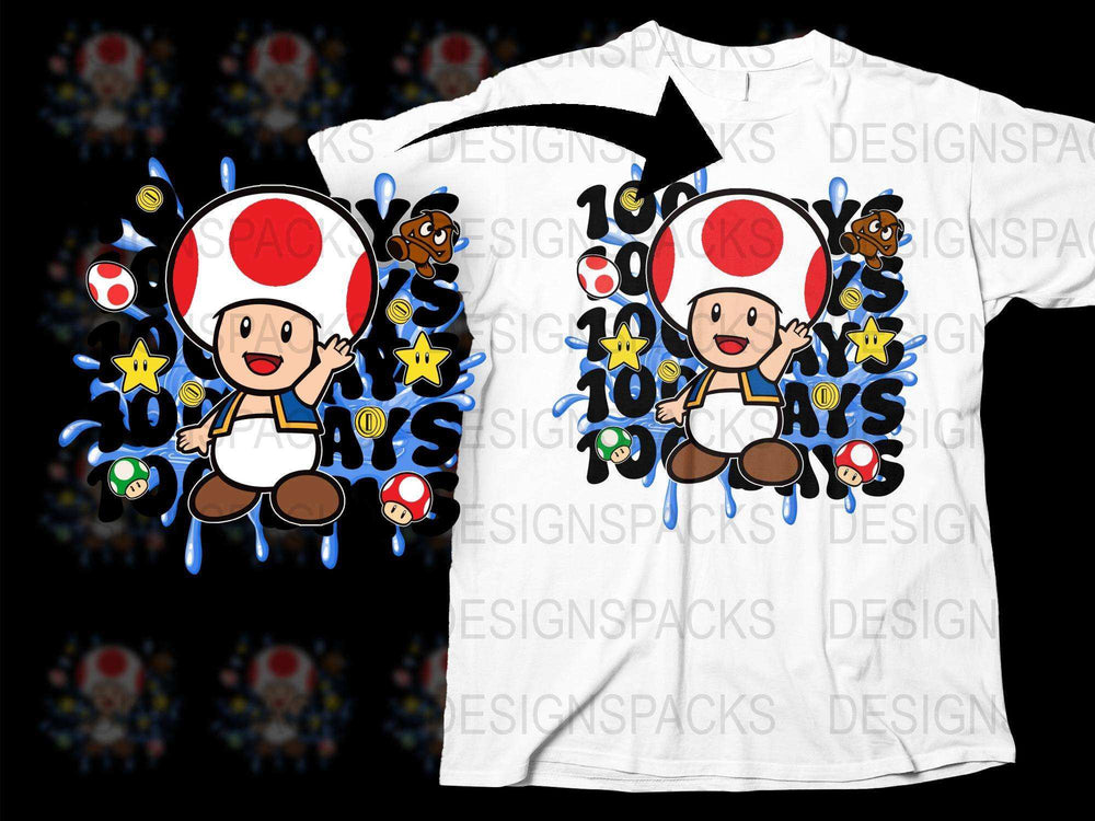 Toad Gamer T-Shirt, Video Game Character Tee, Geek Clothing, Nostalgic Graphic Shirt, Fun Pop Culture Apparel, Gift for Gamers