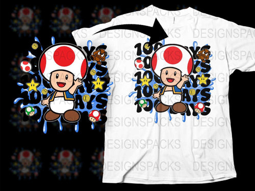 Toad Gamer T-Shirt, Video Game Character Tee, Geek Clothing, Nostalgic Graphic Shirt, Fun Pop Culture Apparel, Gift for Gamers