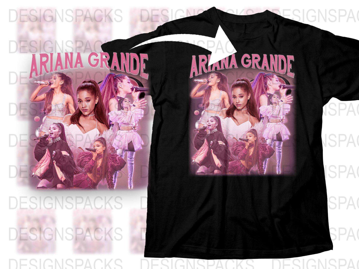 Fan Artist Tribute T-Shirt, Multiple Poses Graphic Tee, Pop Star Inspired, Unisex Black Top