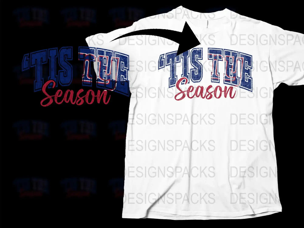 It's The Season T-Shirt, Patriotic Holiday Tee, Fourth of July Independence Day Celebration, American Flag Colors