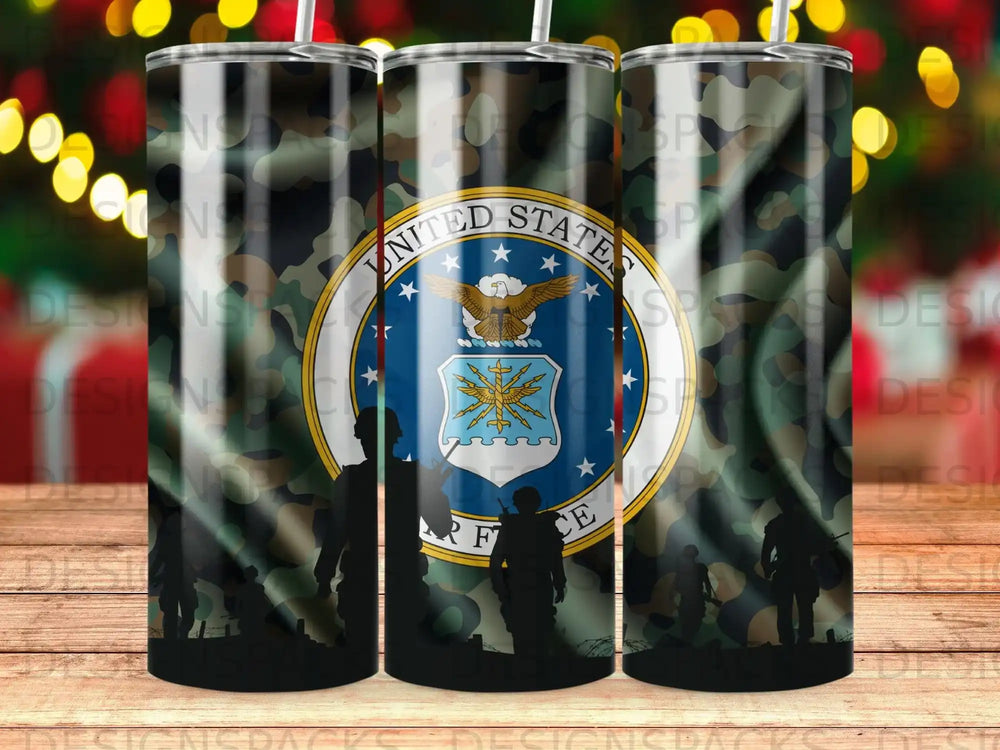 Camo United States Air Force Soldier Tumbler product type