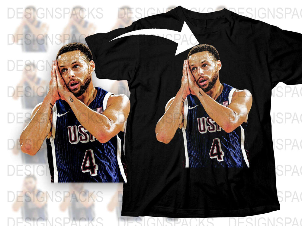 USA Basketball Team T-Shirt, Athlete Graphic Tee, Men's Sports Shirt, Fan Apparel, Gift Idea