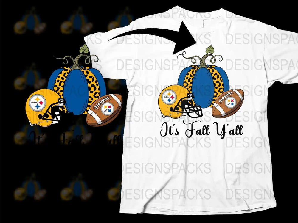 Pittsburgh Football Helmet Butterfly T-Shirt Fall Y'all Graphic Tee Casual Sports Fan Apparel Unique Gift Idea