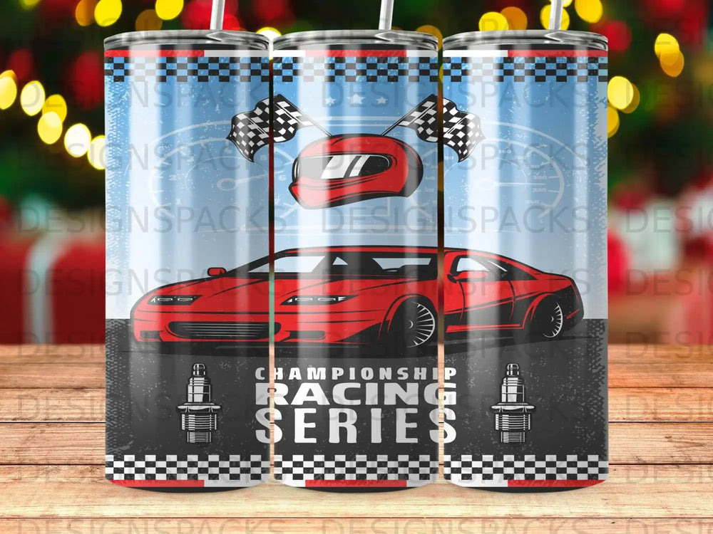 Championship Racing Series Red Car Helmet Flags product type