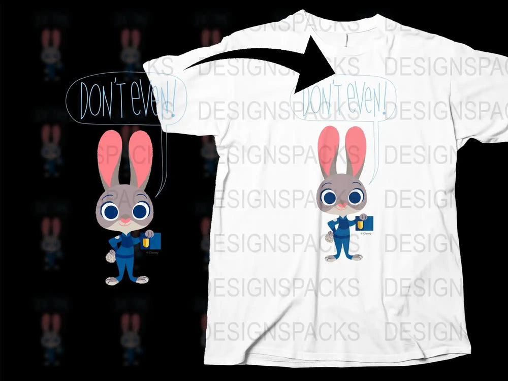 Kids Cartoon Rabbit T-Shirt, Cute Bunny Graphic Tee, Animal Character Top, Boys Girls Casual Wear