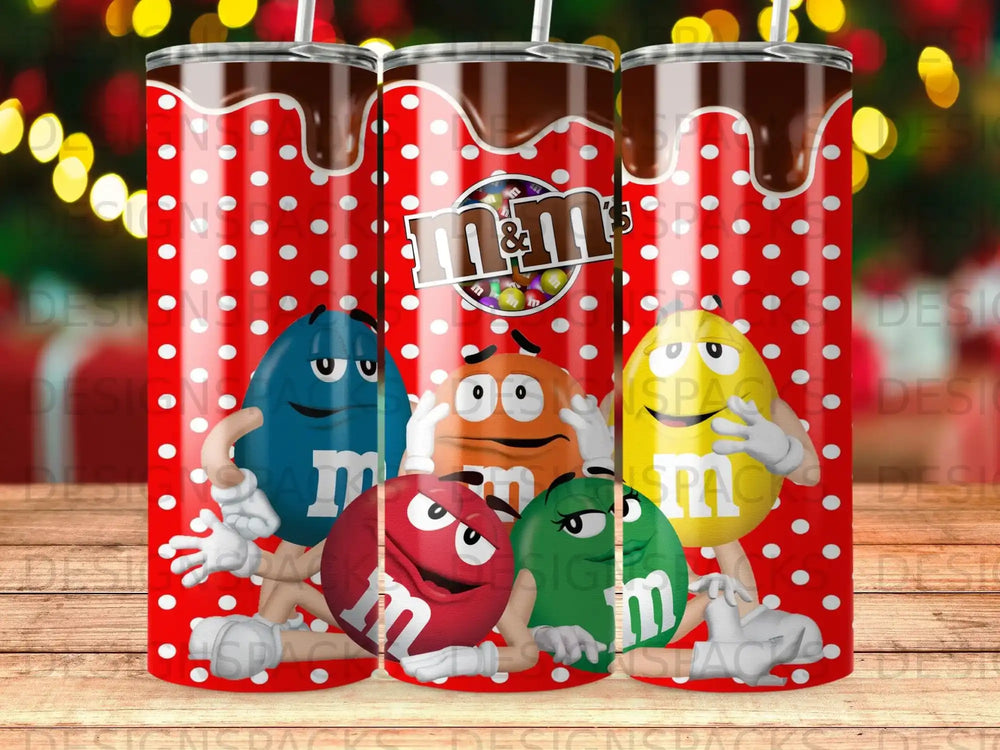 M&M's Characters Red Polka Dot Chocolate Drip Tumbler product type