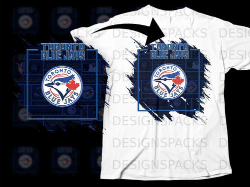 Toronto Blue Jays Graphic Design T-Shirt