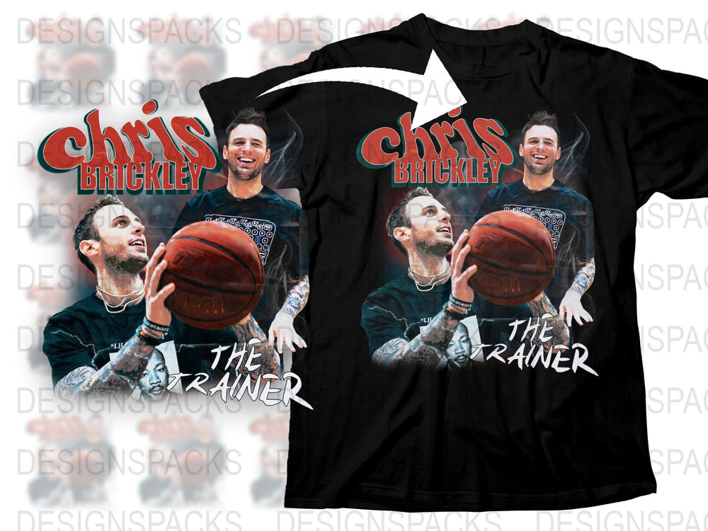 Chris Brickley The Trainer Basketball Graphic Tee, Sports Fan T-Shirt, Athletic Wear, Casual Street Style Shirt