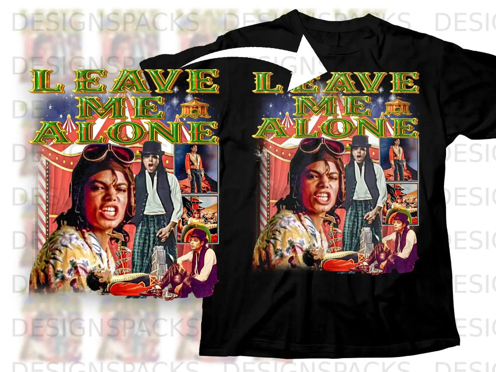 Leave Me Alone Circus Art Graphic Novelty T-Shirt