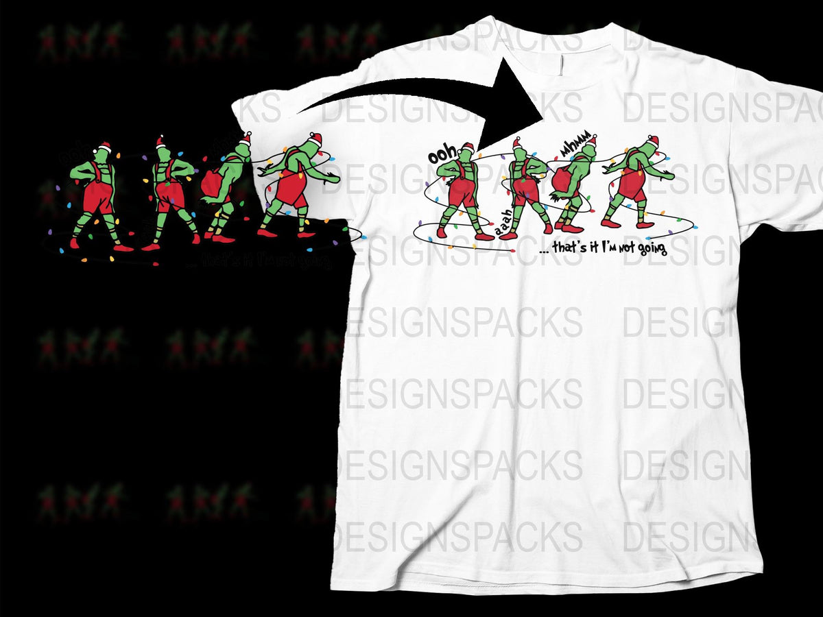 Funny Christmas Elves Graphic T-Shirt, Festive Holiday Design, White Tee for Men and Women, Casual Holiday Apparel