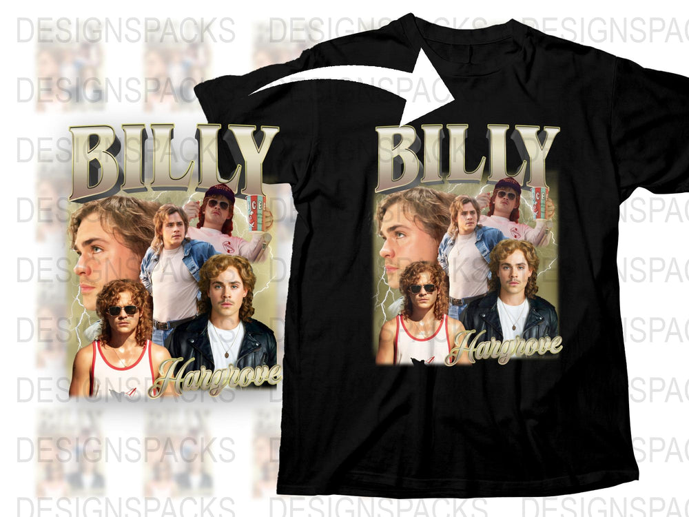 Billy Fan T-Shirt, Vintage Graphic Band Tee, 70s Retro Style Unisex Shirt
