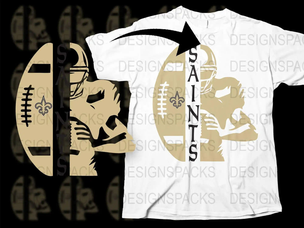 New Orleans Saints T-Shirt, Football Team Graphic Tee, Sports Fan Apparel, Casual Wear