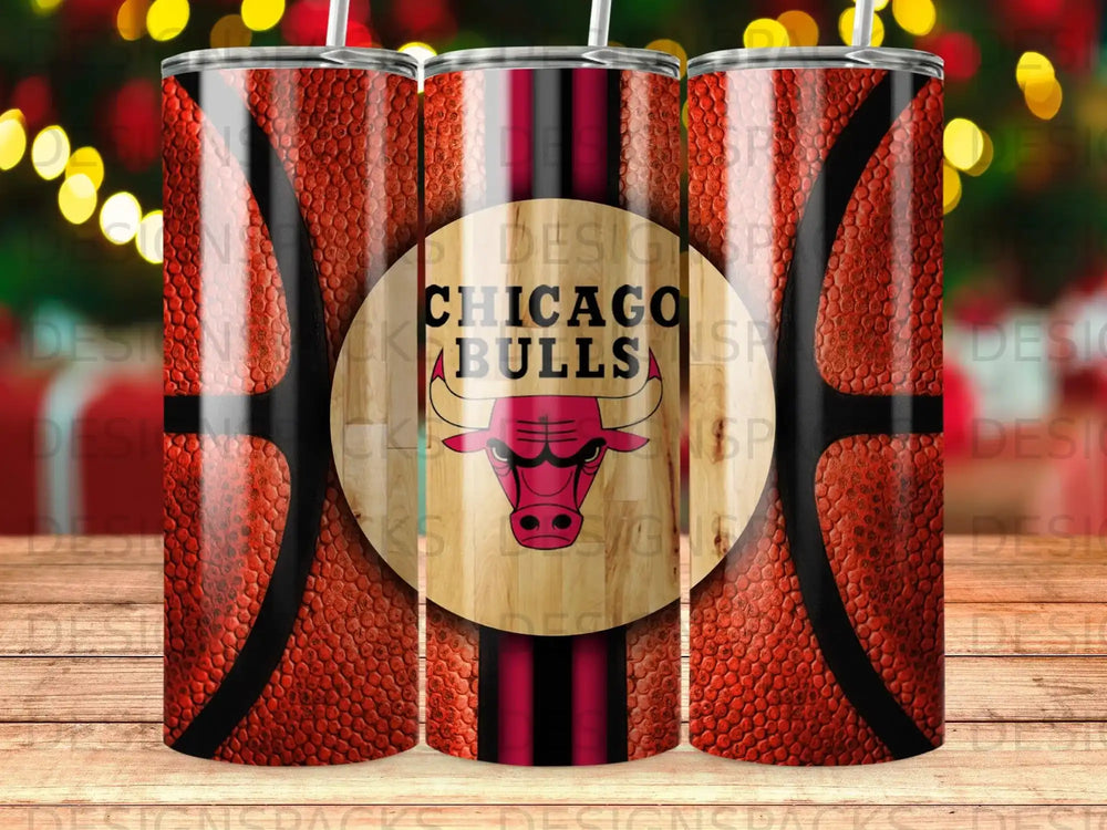Chicago Bulls Basketball Design Tumbler product type