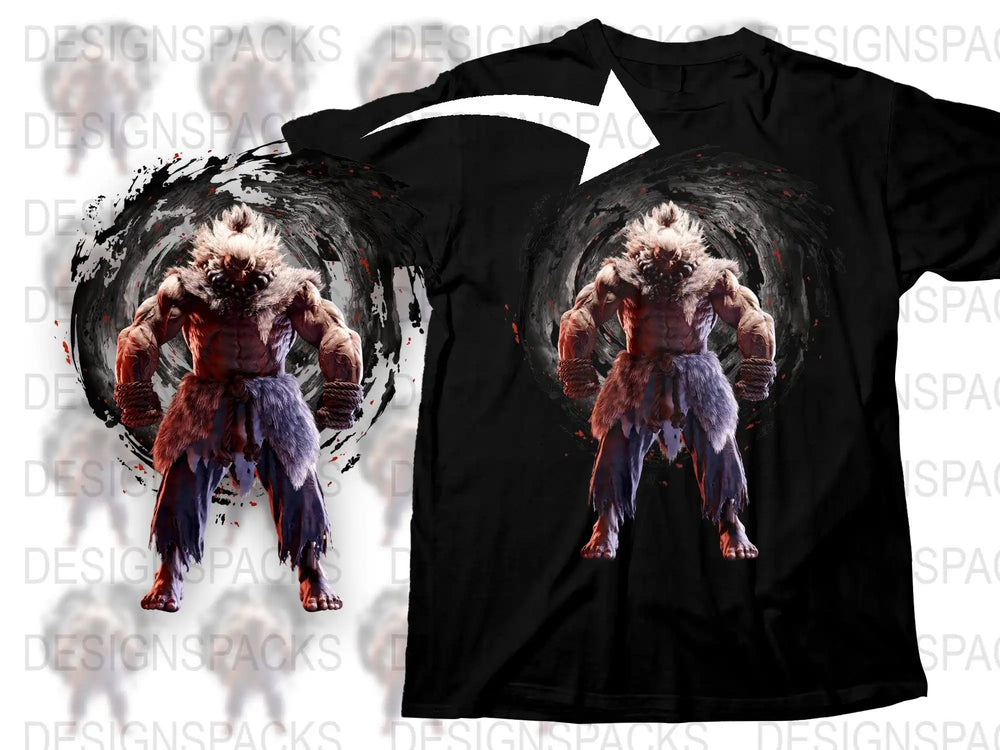 Fantasy Monster T-Shirt, Epic Beast Graphic Tee, Men's Dark Artistic Shirt, Gamer Apparel