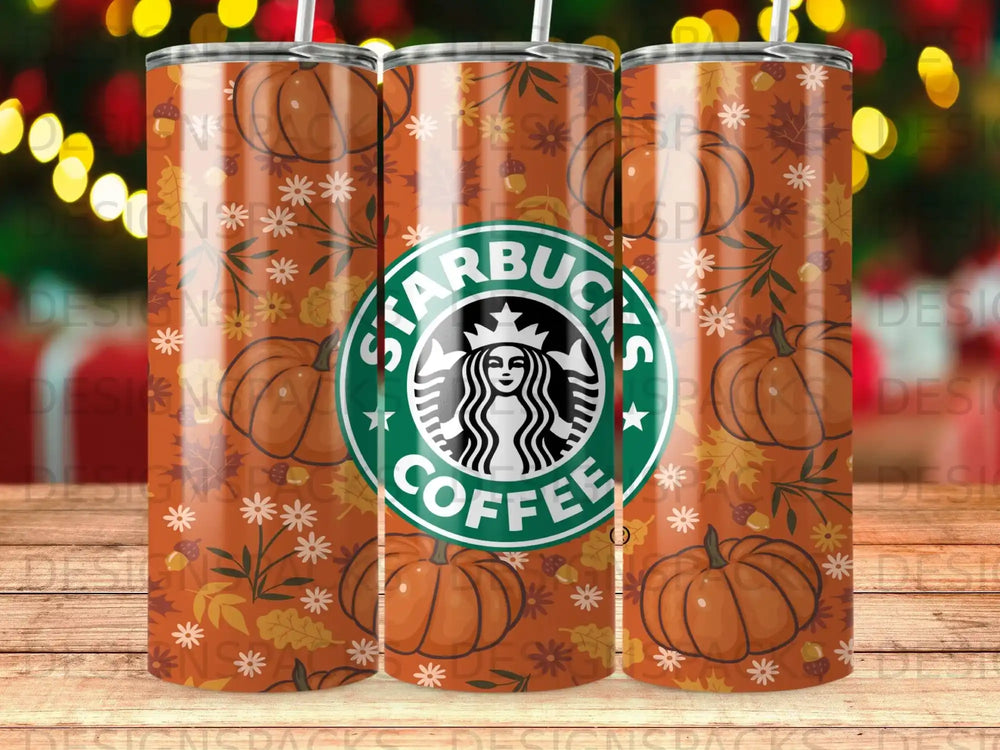 Starbucks Coffee Pumpkin Autumn Leaves Tumbler product type