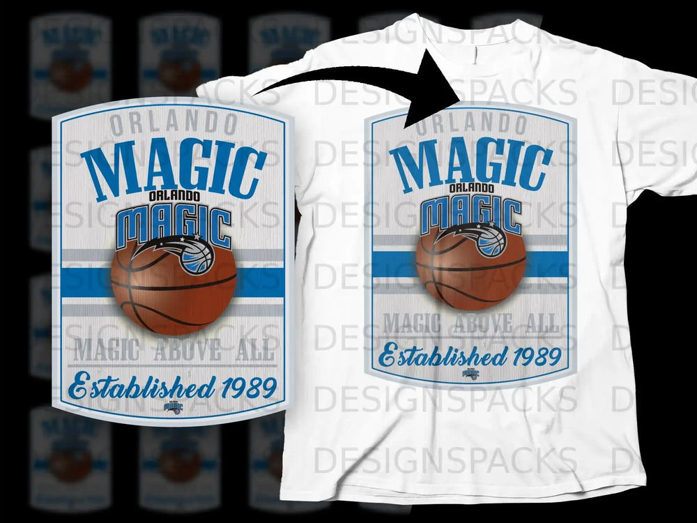 Orlando Magic Established 1989 Basketball T-Shirt