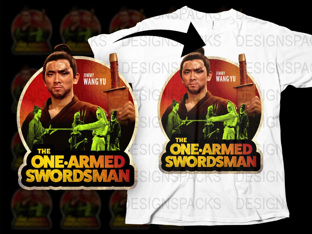 Vintage The One-Armed Swordsman Movie T-Shirt, Classic Film Graphic Tee, Retro Cinema Apparel, Collector's Item, Unisex Fashion