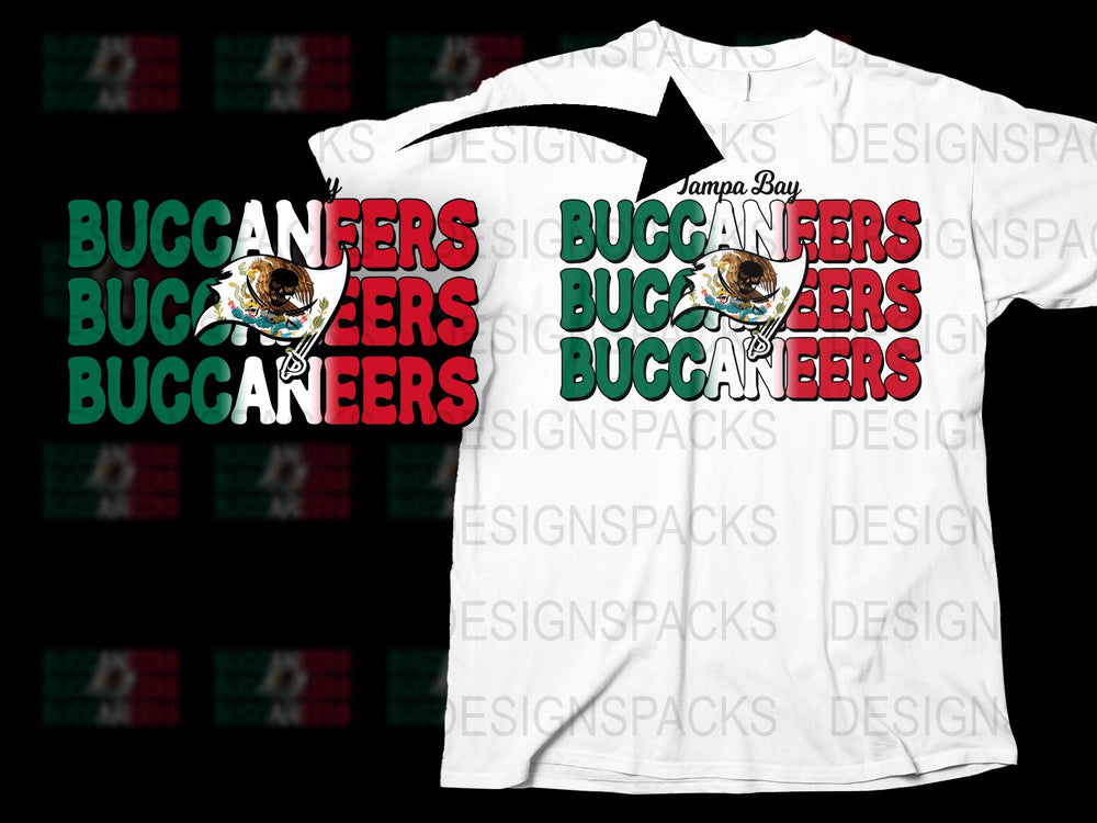 Tampa Bay Buccaneers T-Shirt, NFL Team Graphic Tee, Unisex Football Fan Apparel