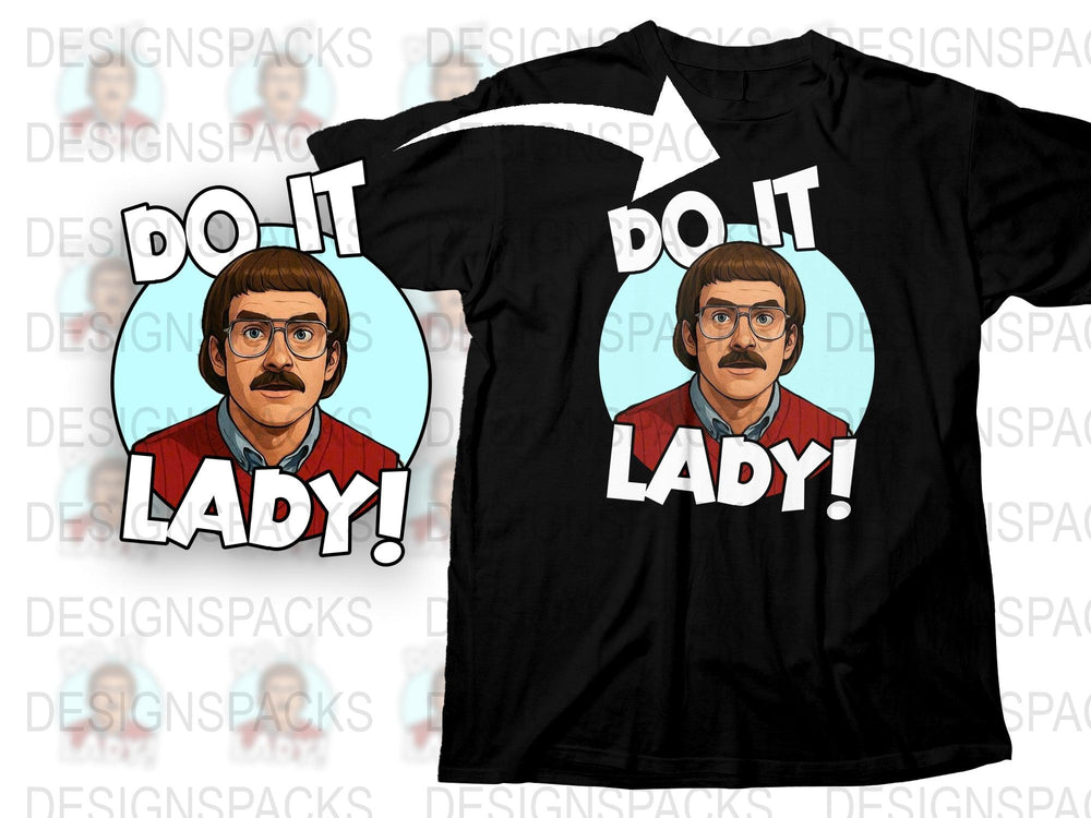 Funny Quote Black T-Shirt, Retro Graphic Tee, Hipster Mustache Man, Bold Text, Casual Fashion, Unisex Shirt Design