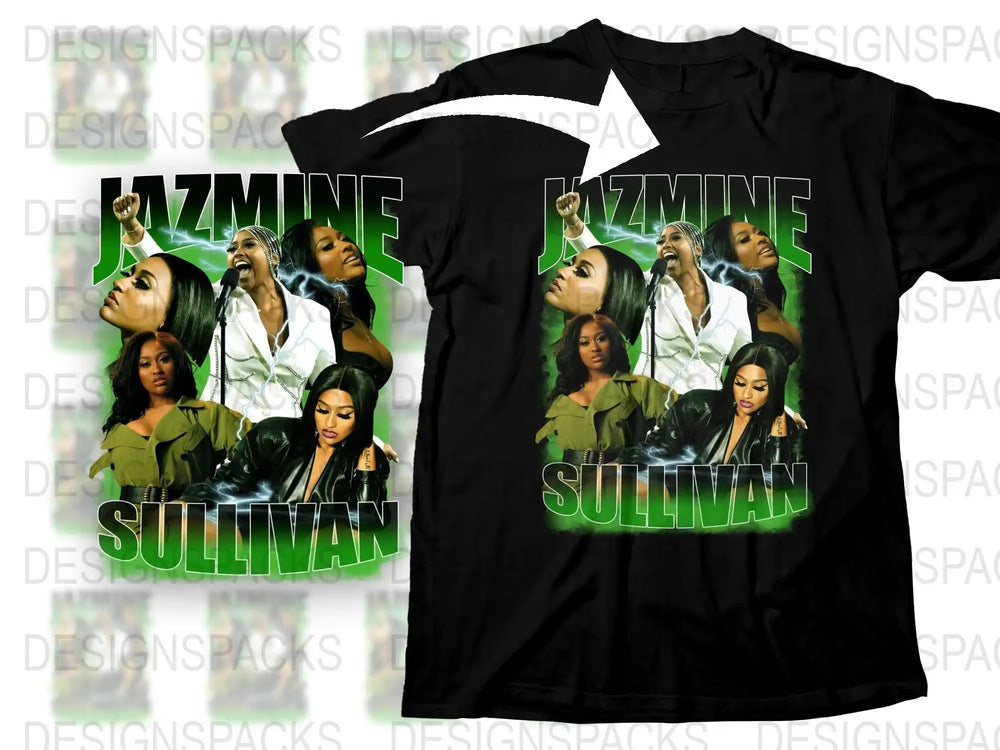 Graphic T-Shirt with Female Singer Montage Design, Stylish Music Artist Tee, Trendy Pop Culture Apparel