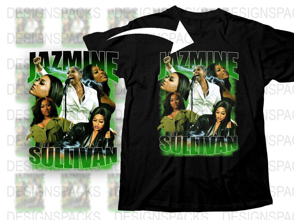 Graphic T-Shirt with Female Singer Montage Design, Stylish Music Artist Tee, Trendy Pop Culture Apparel