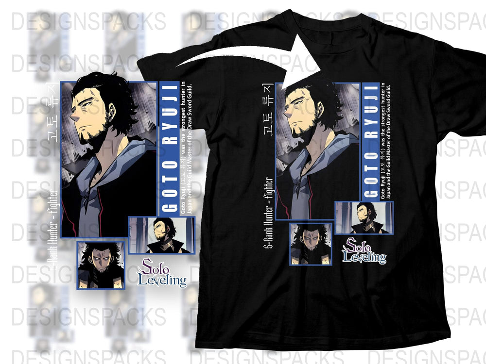 Solo Leveling Go Gun-Hee T-Shirt, Anime Inspired Graphic Tee, Unisex Manga Shirt