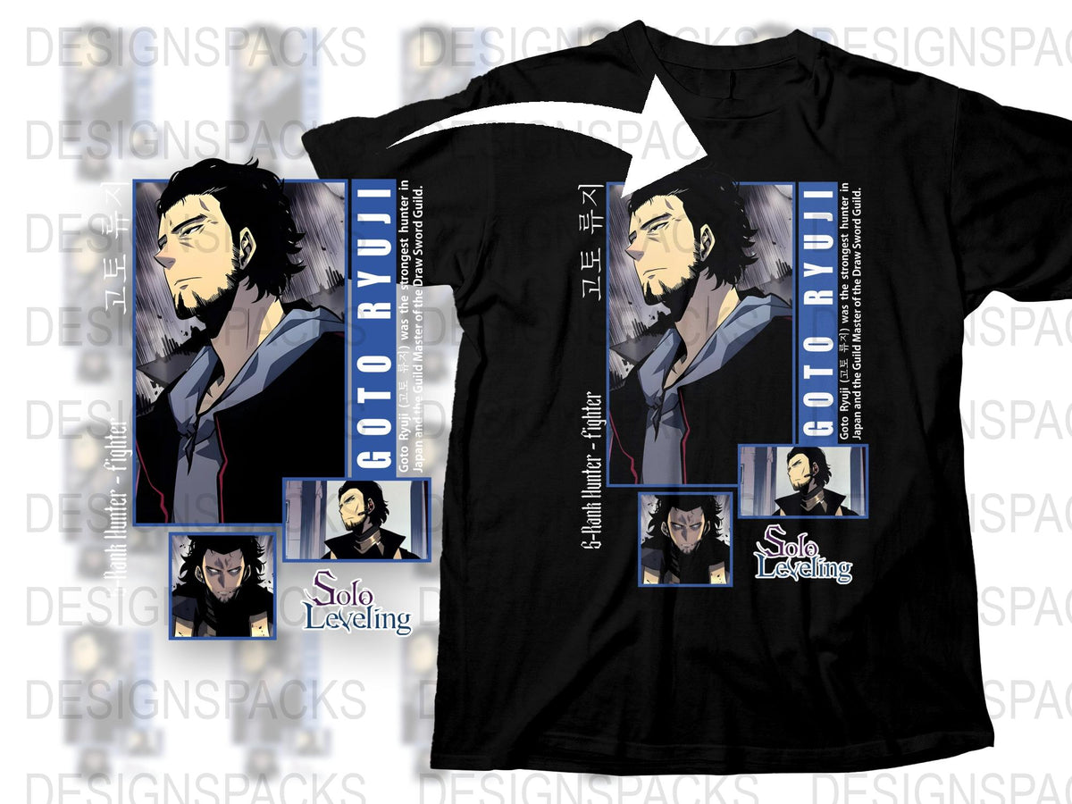 Solo Leveling Go Gun-Hee T-Shirt, Anime Inspired Graphic Tee, Unisex Manga Shirt