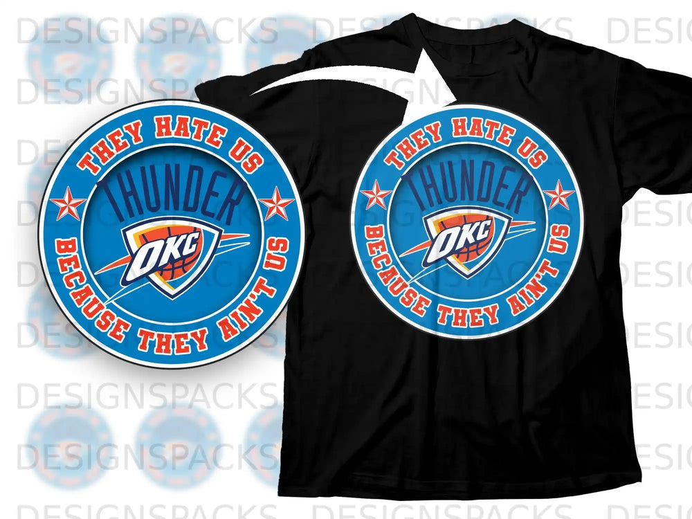 They Hate Us Because They Ain't Us Thunder T-Shirt