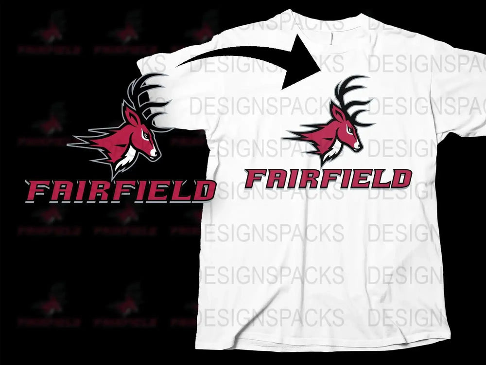 Fairfield Stags College Football Png Digital Download