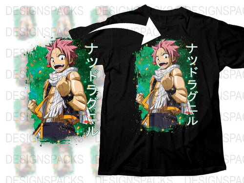 Anime Inspired T-Shirt, Colorful Graphic Tee, Cool Manga Character Design, Unisex Casual Shirt