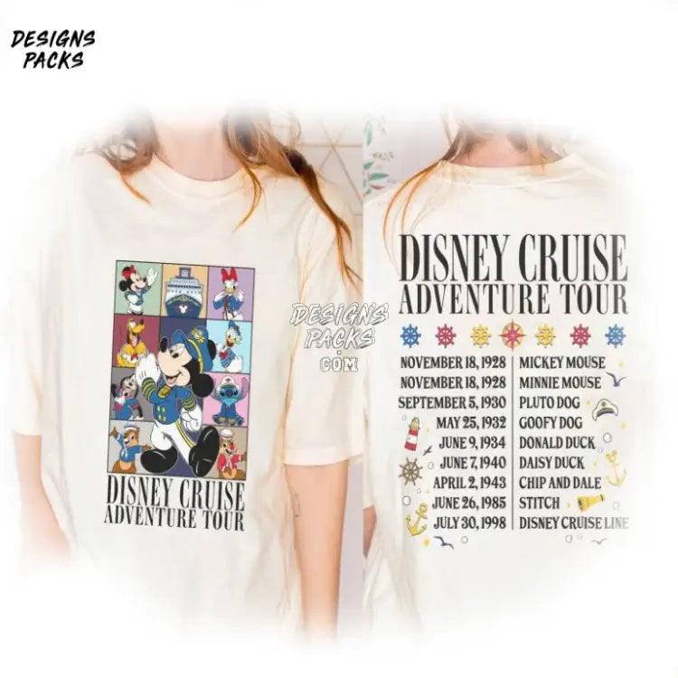 Family Cruise Magic Kingdom Vacation Cartoon Mickey The Adventure Tour Png Design