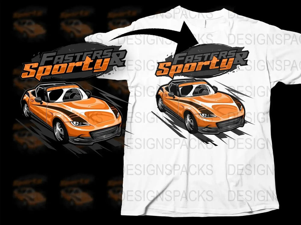 Fasters Sporty Car With Stylish Png Digital Download