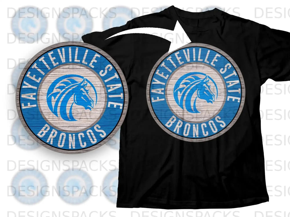 Fayetteville State Broncos T-Shirt with Bold Logo Design