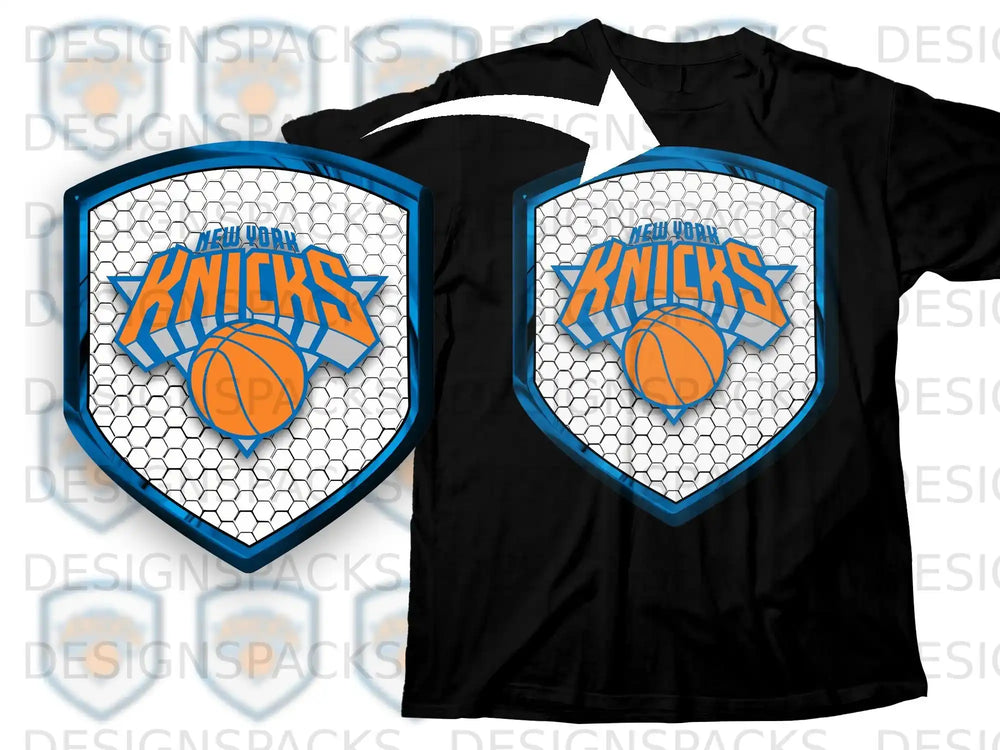 New York Knicks Basketball Team Logo T-shirt