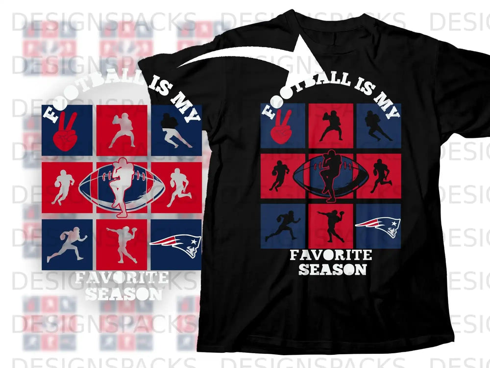 FOOTBALL IS MY FAVORITE SEASON Players Patriots product type