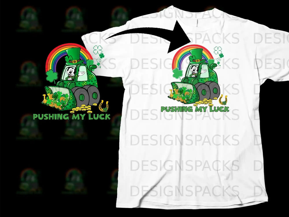 Mickey Bulldozer Rainbow PUSHING MY LUCK product type