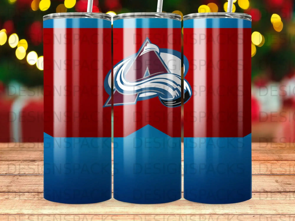 Colorado Avalanche Hockey Team Logo Red Blue Tumbler product type
